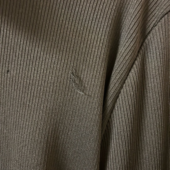 Trendy Hoodless Black Zip-Up Light Jacket With Zipper Detail - Picture 2 of 2